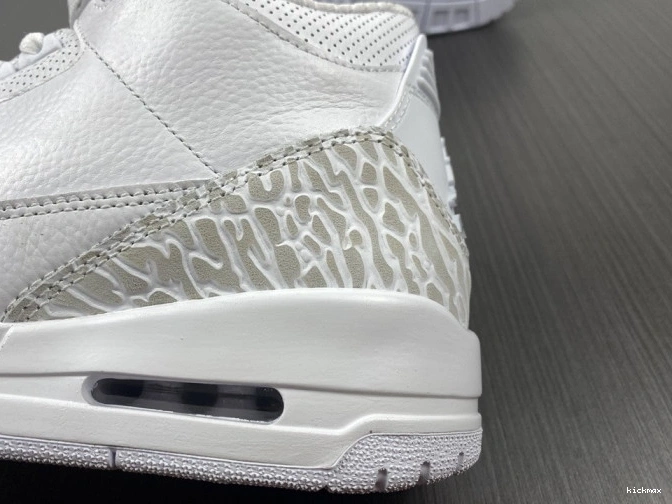 Rep MAX PS Retro 'Triple White' Jordan 3 429487-111 Air 0701